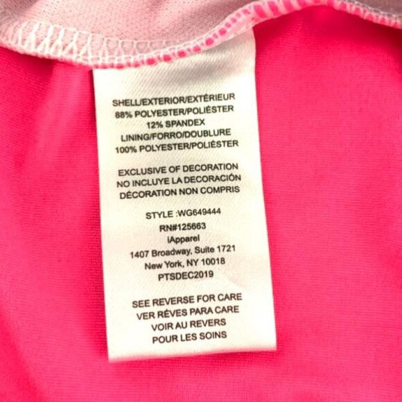 Wippette Baby Girl Swimwear Unicorn One-Piece Rashguard Swimsuit Pink - Picture 11 of 12